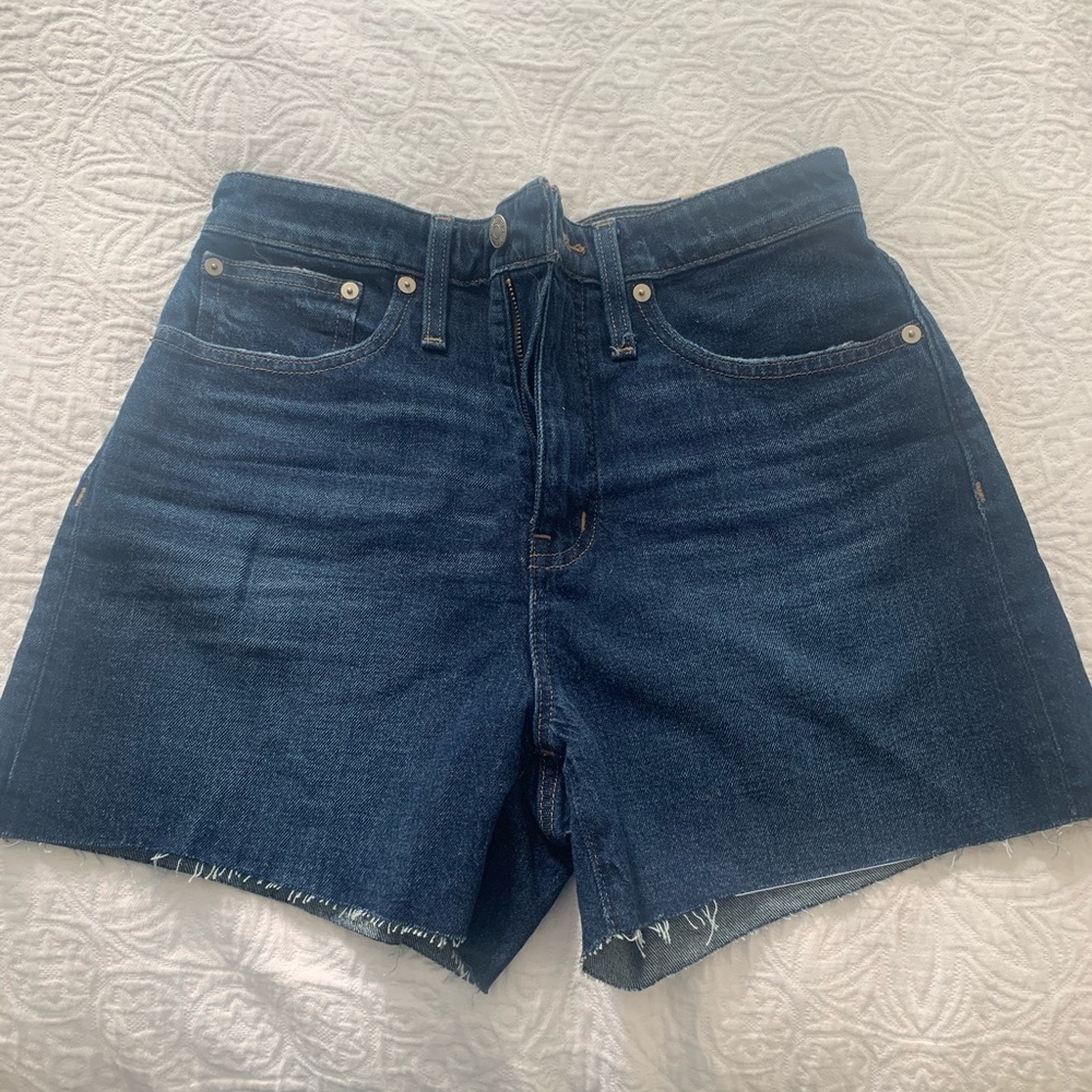 MADEWELL Curvy High rise denim short